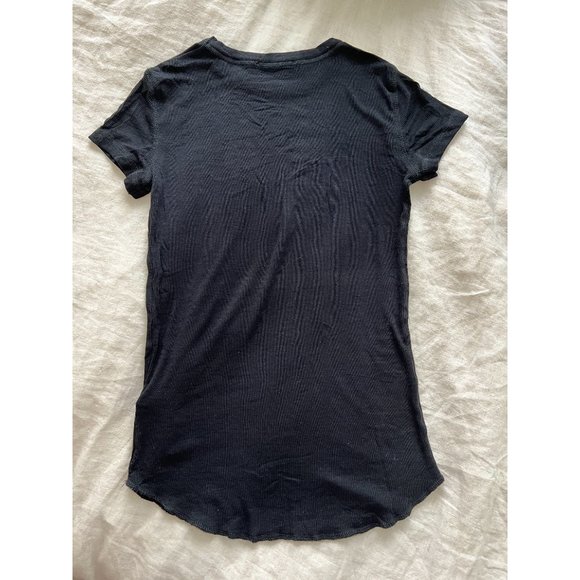Zara Crew Neck Rib T-shirt - Picture 2 of 3